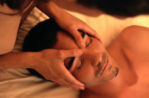 Man getting Ayurveda Massage