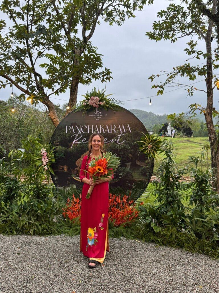 Jennifer Andrews special guest at Alba Wellness Valley in Hue, Vietnam